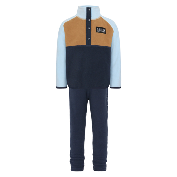 Monte Kids Half Button & Pants Combo Navy in der Gruppe Kleidung & Schuhe bei Sportfiskeprylar.se (MONTEKIDSNAVYCOMBO)