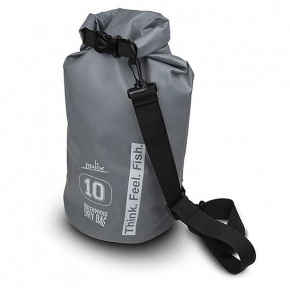 Molix Waterproof Dry Bag 10 LT Grey in der Gruppe Verwahrung / Wasserdichte Taschen bei Sportfiskeprylar.se (MWDB-10L)