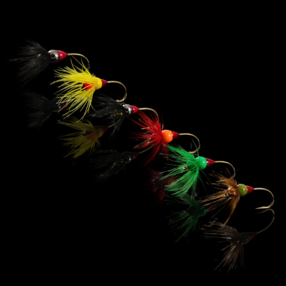 Norolan Nordborn Ice Fly Jig - Complete Color Set (6-pack) in der Gruppe bei Sportfiskeprylar.se (NB-IF)
