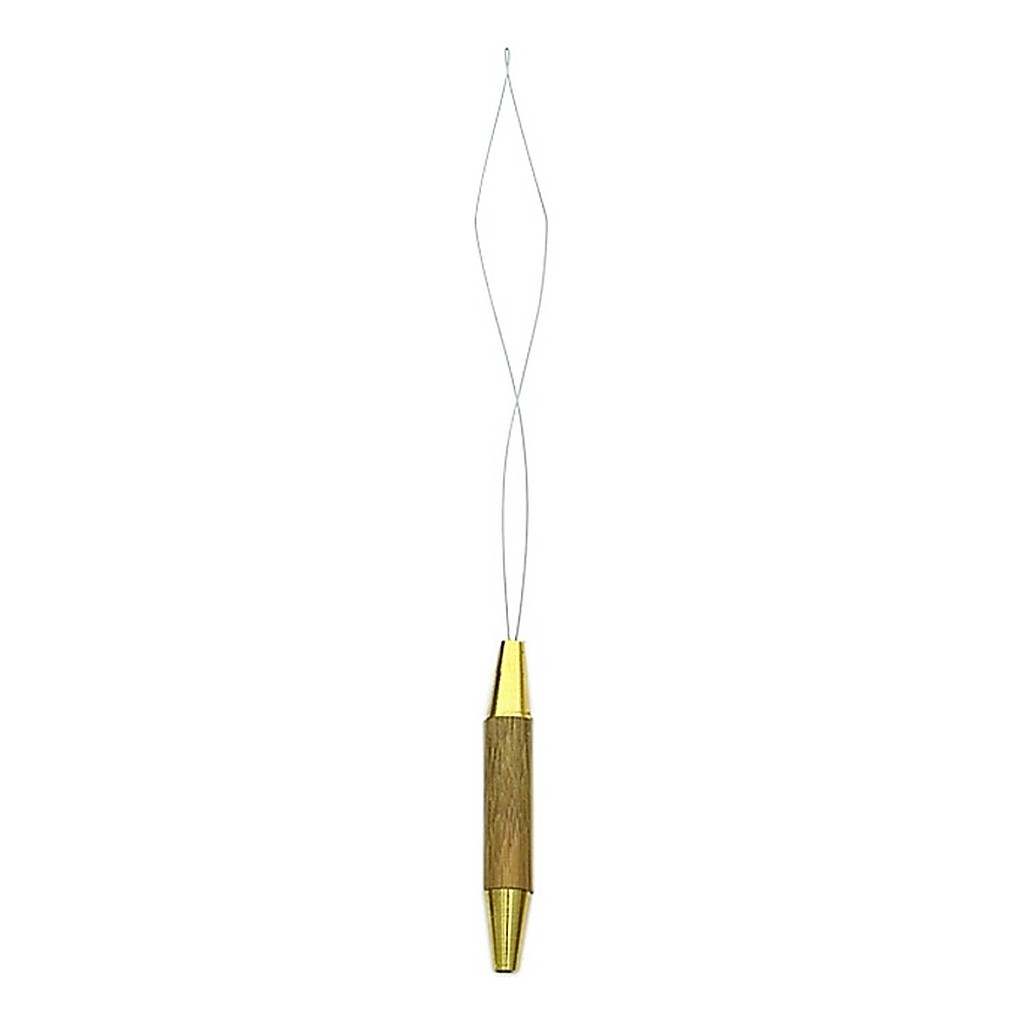 Dr Slick Bobbin Threader Gold w/ Half Hitch Tool in der Gruppe Haken & Zubehör / Fliegenbinden / Werkzeuge Fliegenbinden / Bobbins bei Sportfiskeprylar.se (NFD679-BT)