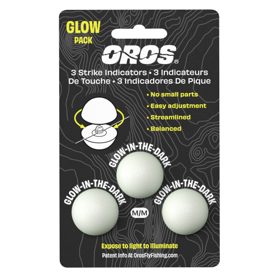 Oros Strike Indicator Glow Pack in der Gruppe Haken & Zubehör / Posen / Fliegenfischen Indikatoren bei Sportfiskeprylar.se (NFD9214-3ssmglow)