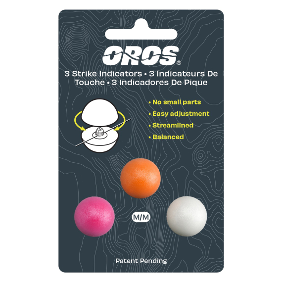 Oros Strike Indicator 3-pcs in der Gruppe Haken & Zubehör / Posen / Fliegenfischen Indikatoren bei Sportfiskeprylar.se (NFD9214-Small3clrr)
