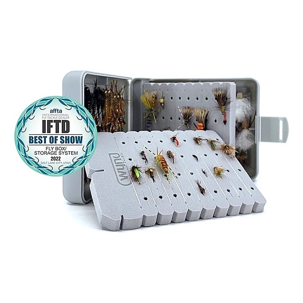 Wynd Bynder Gray Fly Box Flybox in der Gruppe Aufbewahrung / Boxen & Dosen / Fliegenboxen bei Sportfiskeprylar.se (NFD9297)