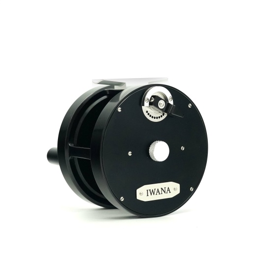 Iwana Retro 1:2 Multiplier Salmon Reel Black - 4'' Wide