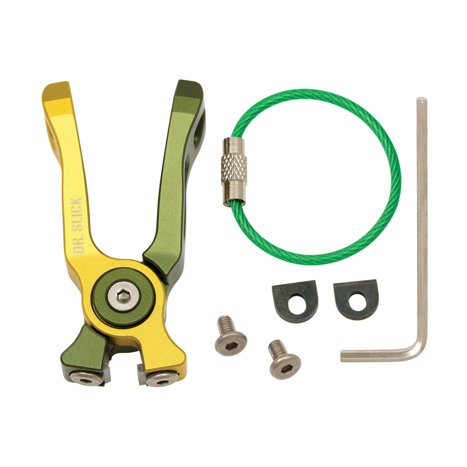 Dr. Slick Cyclone Nipper NATC Gold and Green Aluminum Frame in der Gruppe Werkzeuge & Zubehör / Zangen & Scheren / Schnurscheren & Scheren bei Sportfiskeprylar.se (NFD9324-NATC)