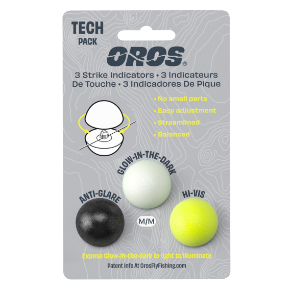 Oros Strike Indicator Tech Pack in der Gruppe Haken & Zubehör / Posen / Fliegenfischen Indikatoren bei Sportfiskeprylar.se (NFD9493-3smalltechr)