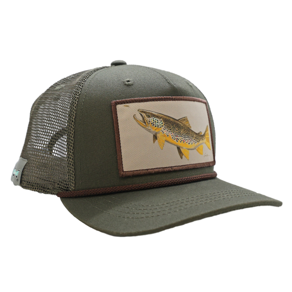 RepYourWater Hat 5 Panel - Hungry Brown Hat in der Gruppe Kleidung & Schuhe / Kappen & Kopfbedeckungen / Caps bei Sportfiskeprylar.se (NFD9544)
