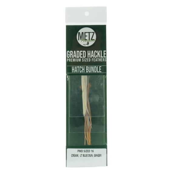 Metz Hackle Hatch Bundle PMD 3pcs in der Gruppe Haken & Zubehör / Fliegenbinden / Fliegenbindematerial / Feder & Bälge / Hackle bei Sportfiskeprylar.se (NFD9580-14r)