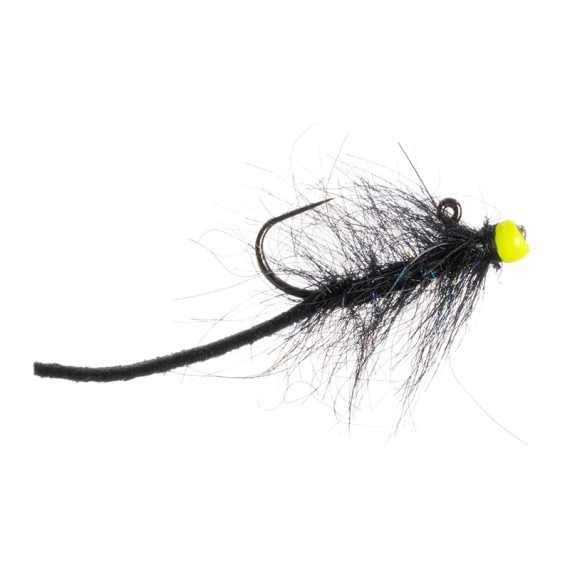 Umpqua Balanced Leather Leech Nano #12 - Black/Chartreuse in der Gruppe Köder / Fliegen bei Sportfiskeprylar.se (NFD9629-BC12)