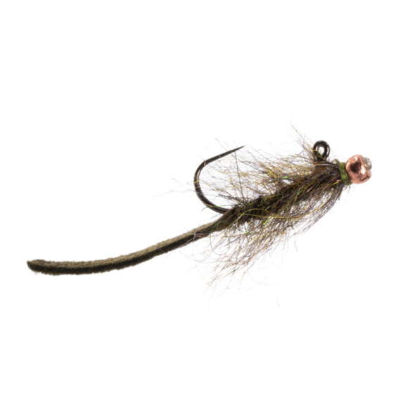 Umpqua Balanced Leather Leech Nano #12 - Peacock in der Gruppe Köder / Fliegen bei Sportfiskeprylar.se (NFD9629-PC12)
