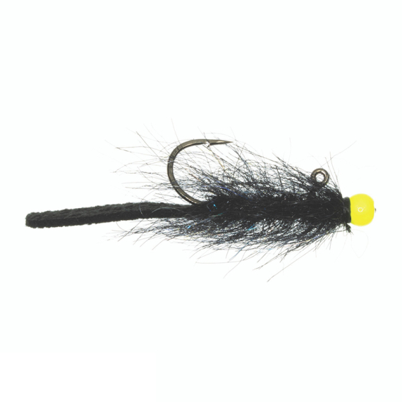 Umpqua Balanced Leather Leech #10 - Black/Chartreuse in der Gruppe Köder / Fliegen bei Sportfiskeprylar.se (NFD9642-BC10)