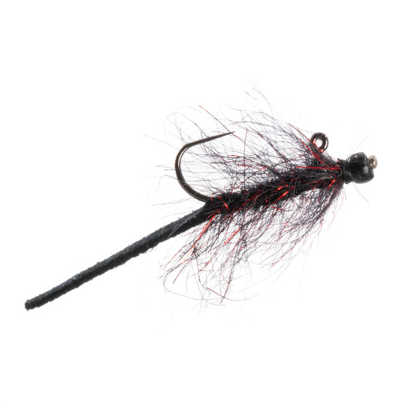 Umpqua Balanced Leather Leech Nano - Black/Red in der Gruppe Angelmethoden / Fliegenfischen / Fliegen bei Sportfiskeprylar.se (NFD9642-BR10r)