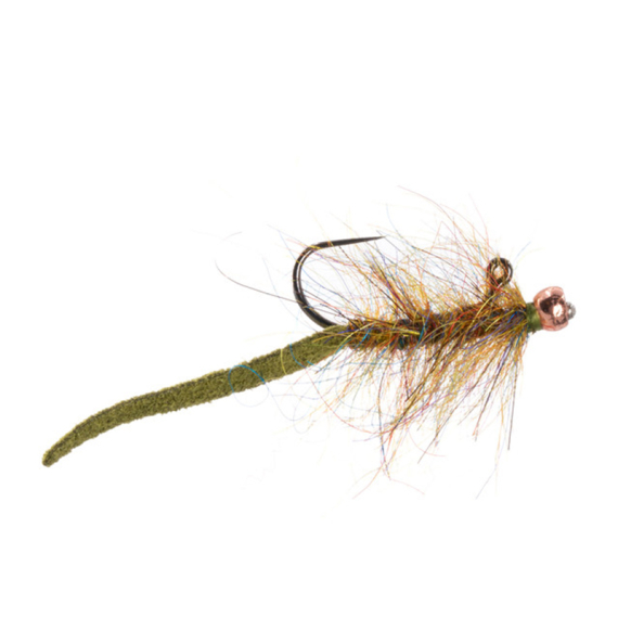 Umpqua Balanced Leather Leech Nano - Olive in der Gruppe Angelmethoden / Fliegenfischen / Fliegen / Nymphen bei Sportfiskeprylar.se (NFD9642-O12r)