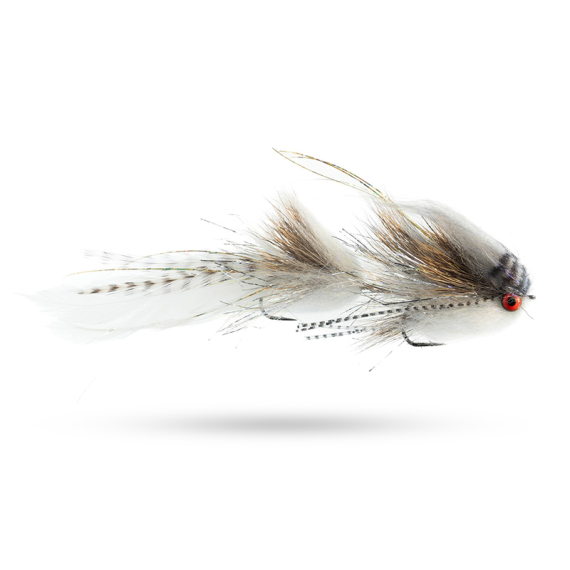 Umpqua Trasher Hurst White #1 x #2 in der Gruppe Köder / Fliegen / Streamers bei Sportfiskeprylar.se (NFD9655-WH01X02)