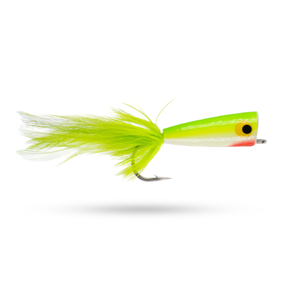 Umpqua Saltwater Popper Chartreuse #2/0 in der Gruppe Köder / Fliegen / Salt Water Flies bei Sportfiskeprylar.se (NFD9687-CH20)