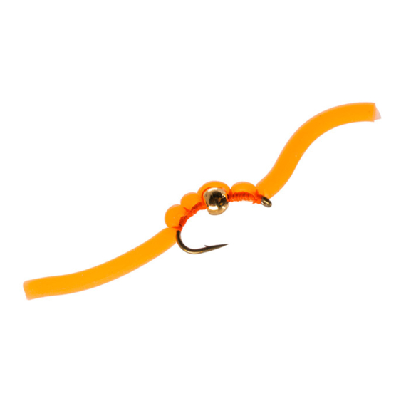 Umpqua Squirmy Wormie TB Flourescent Orange #12 in der Gruppe bei Sportfiskeprylar.se (NFD9707-FLOR12)