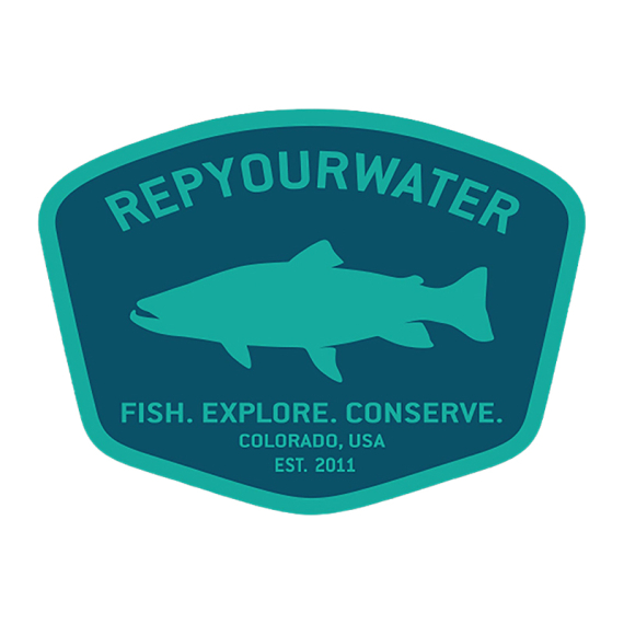 RepYourWater Sticker - Badge in der Gruppe Sonstiges / Aufkleber & Dekale bei Sportfiskeprylar.se (NFD9719)
