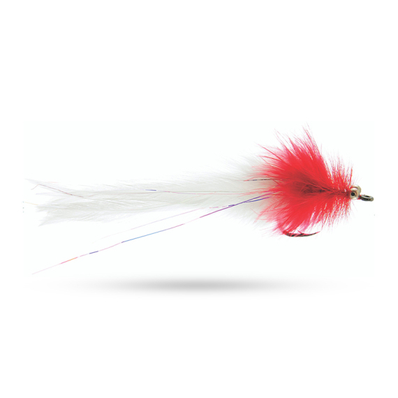 Umpqua Pike Snake Red/White #3/0 in der Gruppe Köder / Fliegen / Hechtfliegen bei Sportfiskeprylar.se (NFD9740-RedWhite)