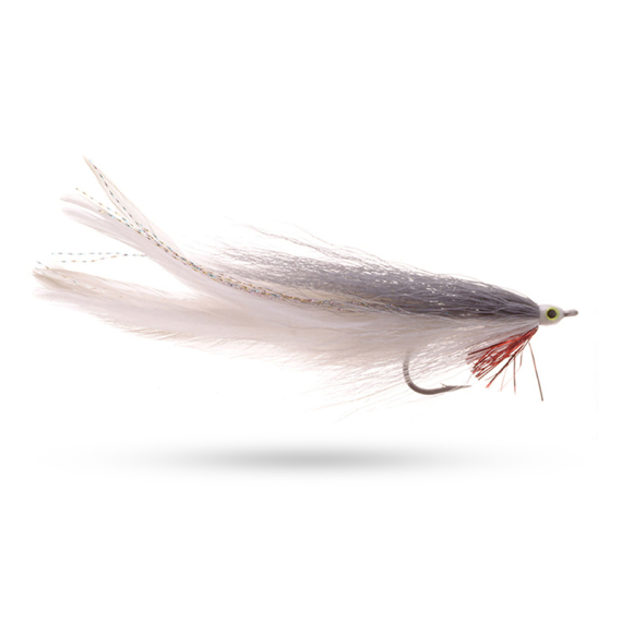 Umpqua Big Fish Deceiver Grey/White #3/0 in der Gruppe Köder / Fliegen / Hechtfliegen bei Sportfiskeprylar.se (NFD9741-GrWhite)