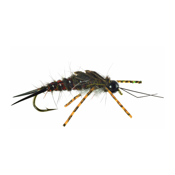 Umpqua Atomic Stone Hudspeth Brown/Black - #6 in der Gruppe Köder / Fliegen / Nymphen bei Sportfiskeprylar.se (NFD9878-6)