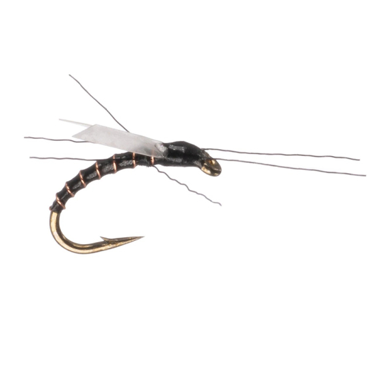 Umpqua 1 O\'clock Midge Gonzales Black in der Gruppe Köder / Fliegen / Nymphen bei Sportfiskeprylar.se (NFD9903-18r)