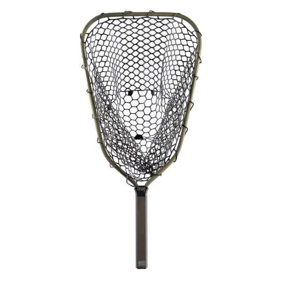 Rising Lunker Landing Net Clear 25cm handle - Stealth in der Gruppe Werkzeuge & Zubehör / Kescher / Fliegenfischer-Kescher bei Sportfiskeprylar.se (NFD9963-C-25Stealth)