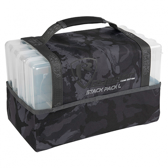 Fox Rage Voyager Camo Stack Pack in der Gruppe Verwahrung / Angeltaschen / Ködertaschen & Angelkoffer bei Sportfiskeprylar.se (NLU108r)