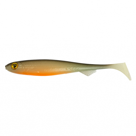 Fox Rage Slick Shad 9 cm / 3.5\'\' (bulk) - UV Hot Olive in der Gruppe Köder / Gummiköder / Barsch Gummifische & Zander Gummifische bei Sportfiskeprylar.se (NSC053)