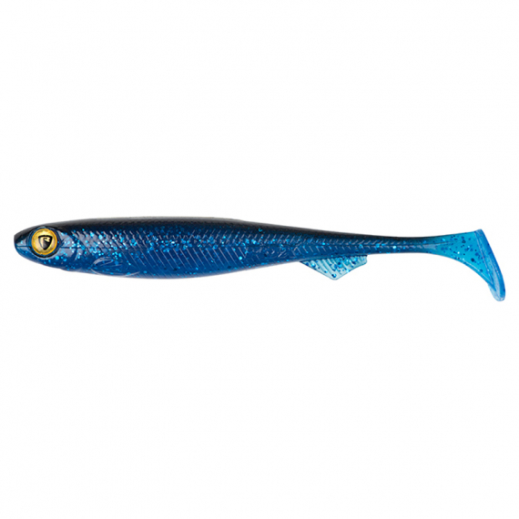 Fox Rage Slick Shad 11cm Bulk - UV Blue Flash in der Gruppe Köder / Gummiköder / Barsch Gummifische & Zander Gummifische bei Sportfiskeprylar.se (NSC071)