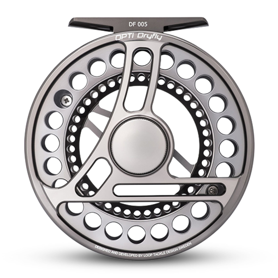Loop Opti Fly Reel Mist Silver in der Gruppe Angelrollen / Fliegenrollen & Zusätzliche Spule / Fliegenrollen bei Sportfiskeprylar.se (ODFS-Lr)
