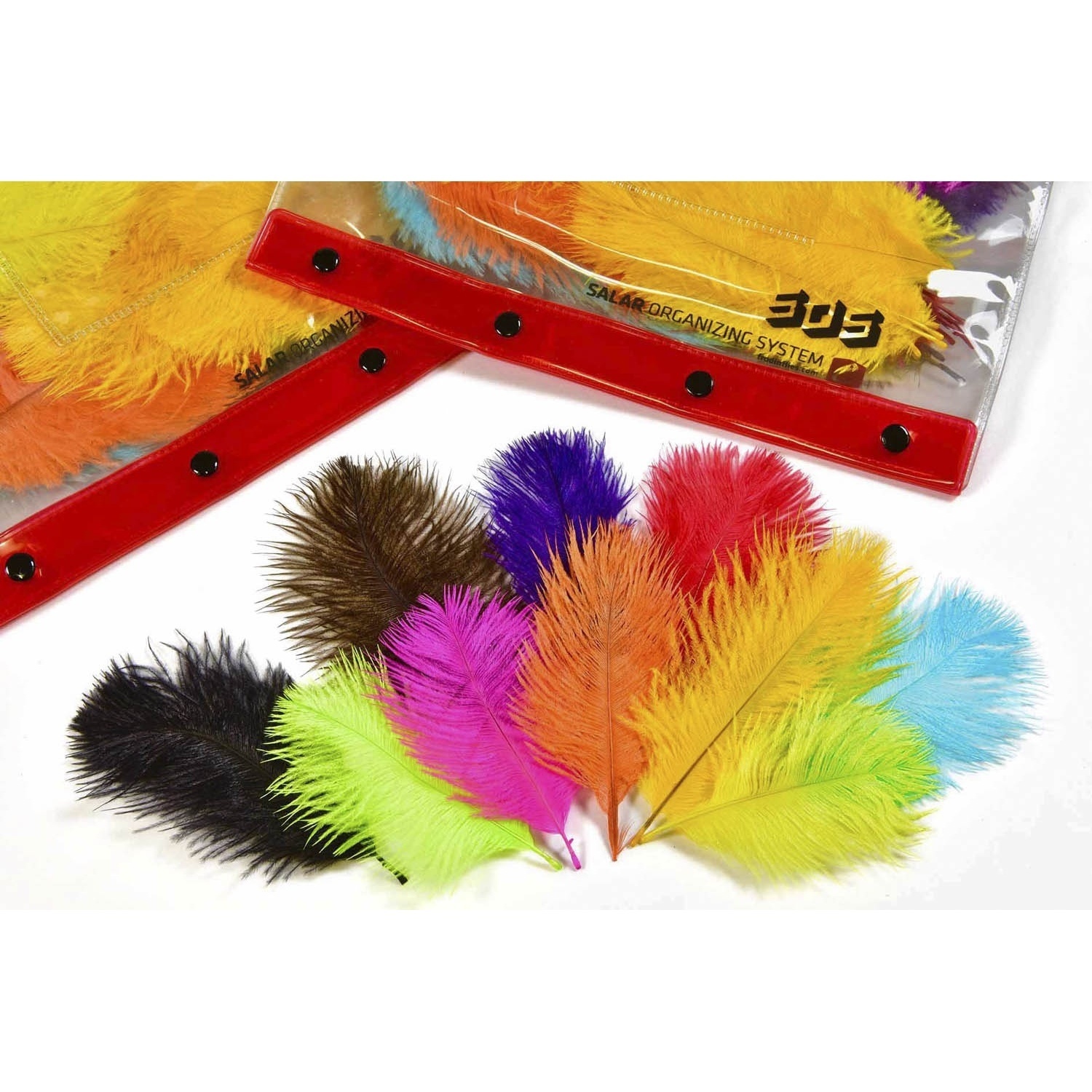 Frödin Ostrich Feather Pack in der Gruppe Haken & Zubehör / Fliegenbinden / Fliegenbindematerial / Feder & Bälge / Sonstige Federn bei Sportfiskeprylar.se (OFP-1)