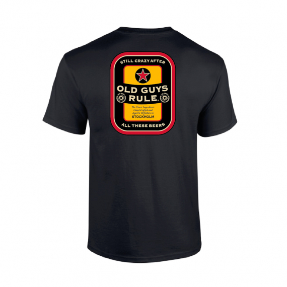 Old Guys Rule Beer Label Stockholm Sportfishtackle.de