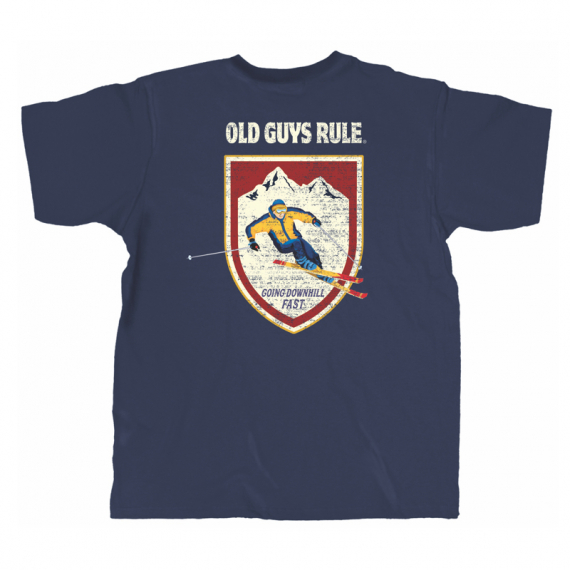 Old Guys Rule Downhill Skier T-Shirt in der Gruppe Kleidung & Schuhe / Kleidung / T-shirts bei Sportfiskeprylar.se (OG2067-Mr)