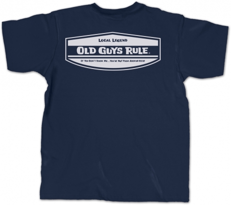 Old Guys Rule Local Legend Navy in der Gruppe Kleidung & Schuhe / Kleidung / T-shirts bei Sportfiskeprylar.se (OG438r)