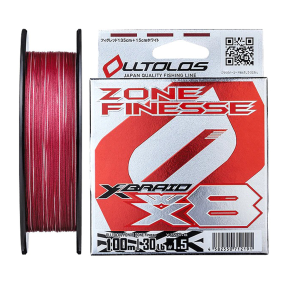 YGK Xbraid Olltlos Pe Wx8 Zone Finesse 100M in der Gruppe Angelmethoden / Raubfischangeln / Schnüre / Geflochtene Schnüre bei Sportfiskeprylar.se (OLLTLOSPEWX8ZONE-1.5r)