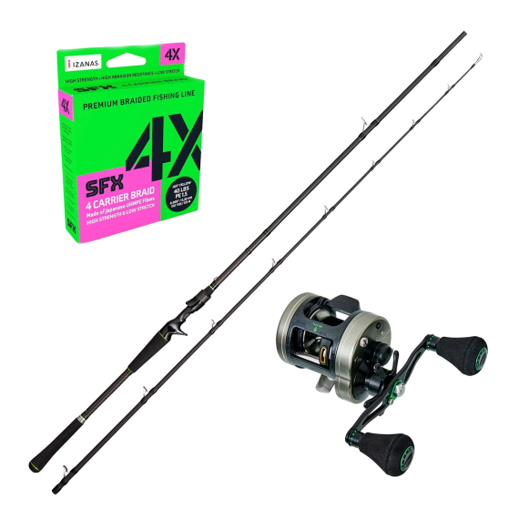 Gunki Overtake Fight Rod Ed-C 230XXH Combo in der Gruppe Angelsets / Baitcast Sets / Baitcast Set Hecht bei Sportfiskeprylar.se (OVERTAKEFIGHTRODCOMBO)