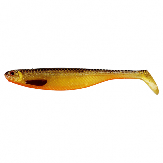Westin ShadTeez Slim 10cm 6g Gold Rush (bulk) in der Gruppe Köder / Gummiköder / Barsch Gummifische & Zander Gummifische bei Sportfiskeprylar.se (P020-578-010)
