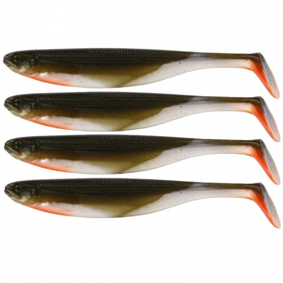 Westin ShadTeez Slim 7,5 cm Bass Orange 4-pack. in der Gruppe Köder / Gummiköder / Barsch Gummifische & Zander Gummifische bei Sportfiskeprylar.se (P022-021-006)
