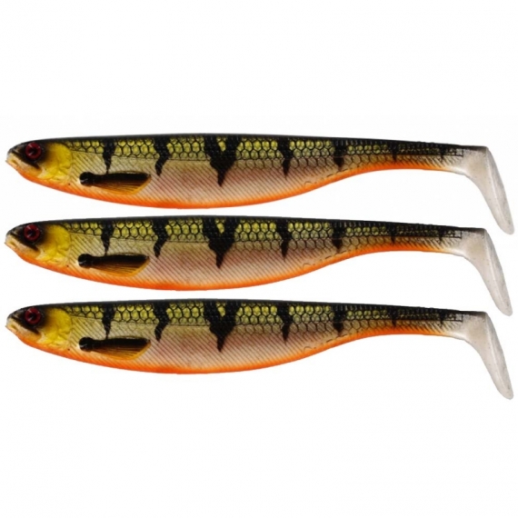 Westin ShadTeez Slim 10 cm Bling Perch 3-pack. in der Gruppe Köder / Gummiköder / Barsch Gummifische & Zander Gummifische bei Sportfiskeprylar.se (P022-023-010)