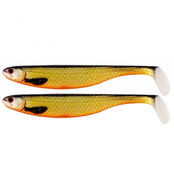 Westin ShadTeez Slim 12cm 10g - Official Roach (2-pack) in der Gruppe Köder / Gummiköder / Barsch Gummifische & Zander Gummifische bei Sportfiskeprylar.se (P022-155-014)