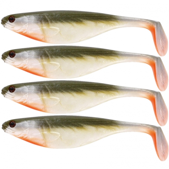 Westin ShadTeez 7 cm Bass Orange 4-pack in der Gruppe Köder / Gummiköder / Barsch Gummifische & Zander Gummifische bei Sportfiskeprylar.se (P023-021-005)