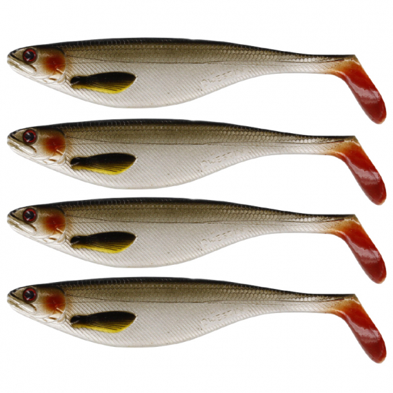 Westin ShadTeez 7cm 4g Lively Roach 4-pack in der Gruppe Köder / Gummiköder / Barsch Gummifische & Zander Gummifische bei Sportfiskeprylar.se (P023-136-005)