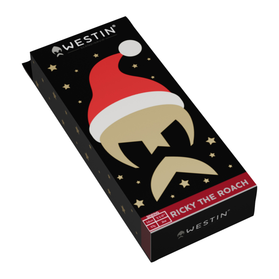 Westin Ricky The Roach Shadtail R2F 14cm 57g Sinking Christmas Edition 25 in der Gruppe Sonstiges / Geschenke & Geschenkführer / Geschenkbox bei Sportfiskeprylar.se (P063-1241-019)