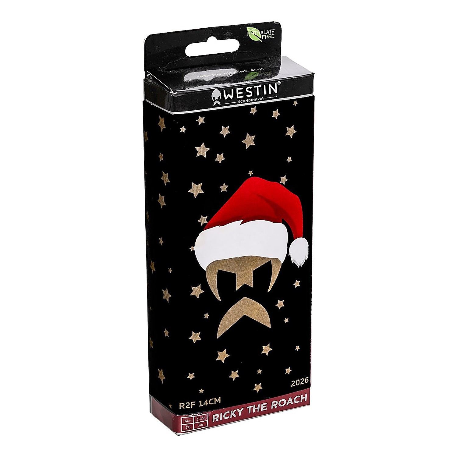 Westin Ricky The Roach Shadtail R2F Christmas Edition 26 14cm 57g - Sinking in der Gruppe Sonstiges / Geschenke & Geschenkführer / Adventskalender bei Sportfiskeprylar.se (P063-1604-019)
