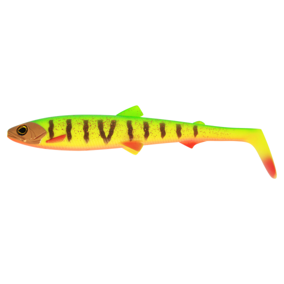 Westin BullTeez Shadtail 30cm, 240g - CF Earth Perch in der Gruppe Köder / Gummiköder / Hecht Gummifische bei Sportfiskeprylar.se (P181-1084-157)