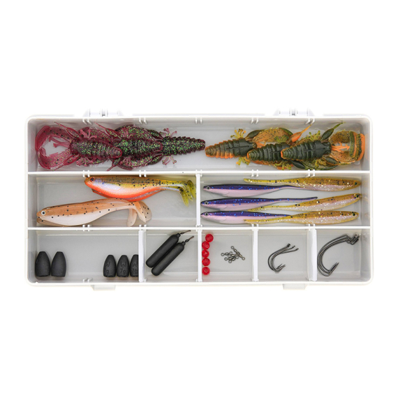 Westin Perch Box - Dropshot + Texas & Carolina 45Pcs in der Gruppe Köder / Köder Sets / Köder Sets Barsch bei Sportfiskeprylar.se (P279-023-283)