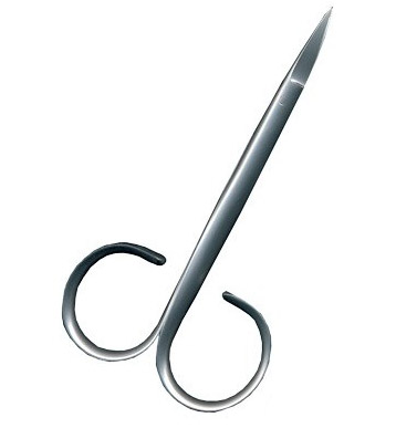 Petitjean Small Scissor Curved in der Gruppe Werkzeuge & Zubehör / Zangen & Scheren / Schnurscheren & Scheren bei Sportfiskeprylar.se (PE-T60)