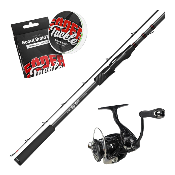 PerchFight V2 - Jigg Light Spin Combo 7\'8\'\' 3-20g in der Gruppe Angelsets / Spinning Sets / Barsch Spinning Combo bei Sportfiskeprylar.se (PERCHFIGHTCOMBO)