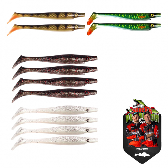 Team CWC PredatorFight Bait Combo Zander in der Gruppe Köder / Köder Sets / Köder Sets Zander bei Sportfiskeprylar.se (PF20TCWCGOS1)