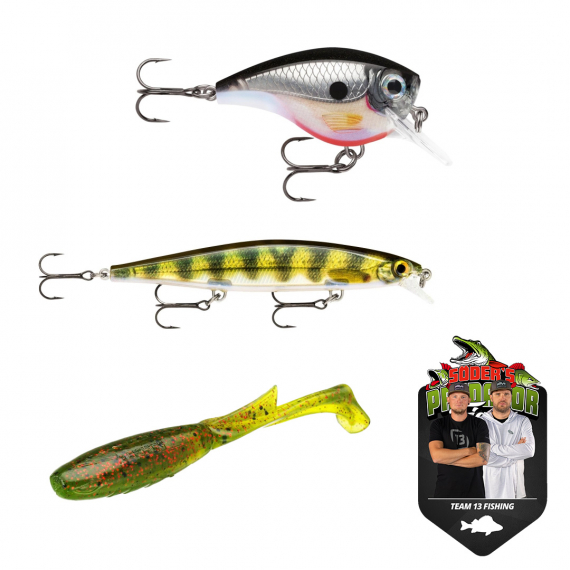 Team 13 Fishing PredatorFight Bait Combo Perch in der Gruppe Köder / Köder Sets / Köder Sets Barsch bei Sportfiskeprylar.se (PF20TSUFIXABBORRE1)